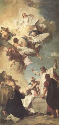 PIAZZETTA, Giovanni Battista The Assumption of the Virgin (mk05) oil painting image